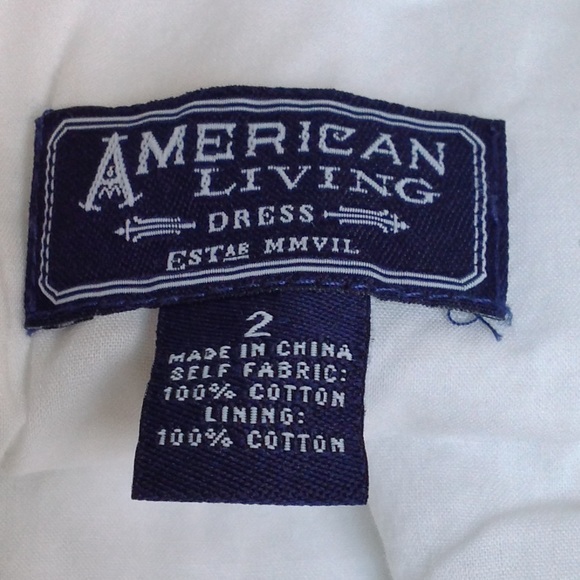 AMERICAN LIVING Eyelet White Dress - Picture 7 of 8